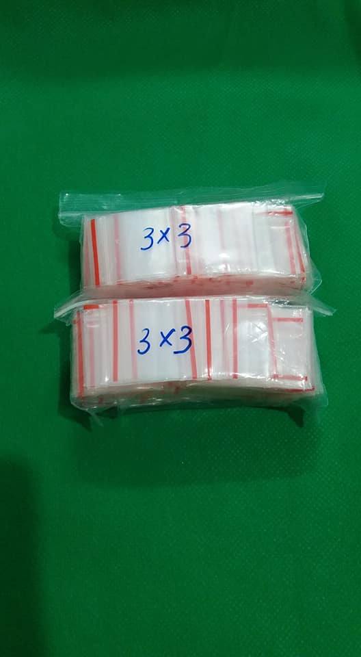 Túi zip mini nhỏ 3x3cm dầy đẹp bịch 100 cái
