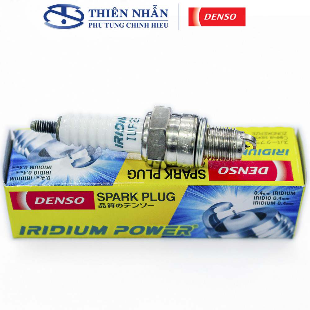 Bugi DENSO Iridium IUF22 xe Wave alpha đời đầu, Wave ZX, Dream, Sirius, Jupiter, Taurus, Smash, Revo, X-bike, Axelo, Viva, Shogun, Magic, Angel