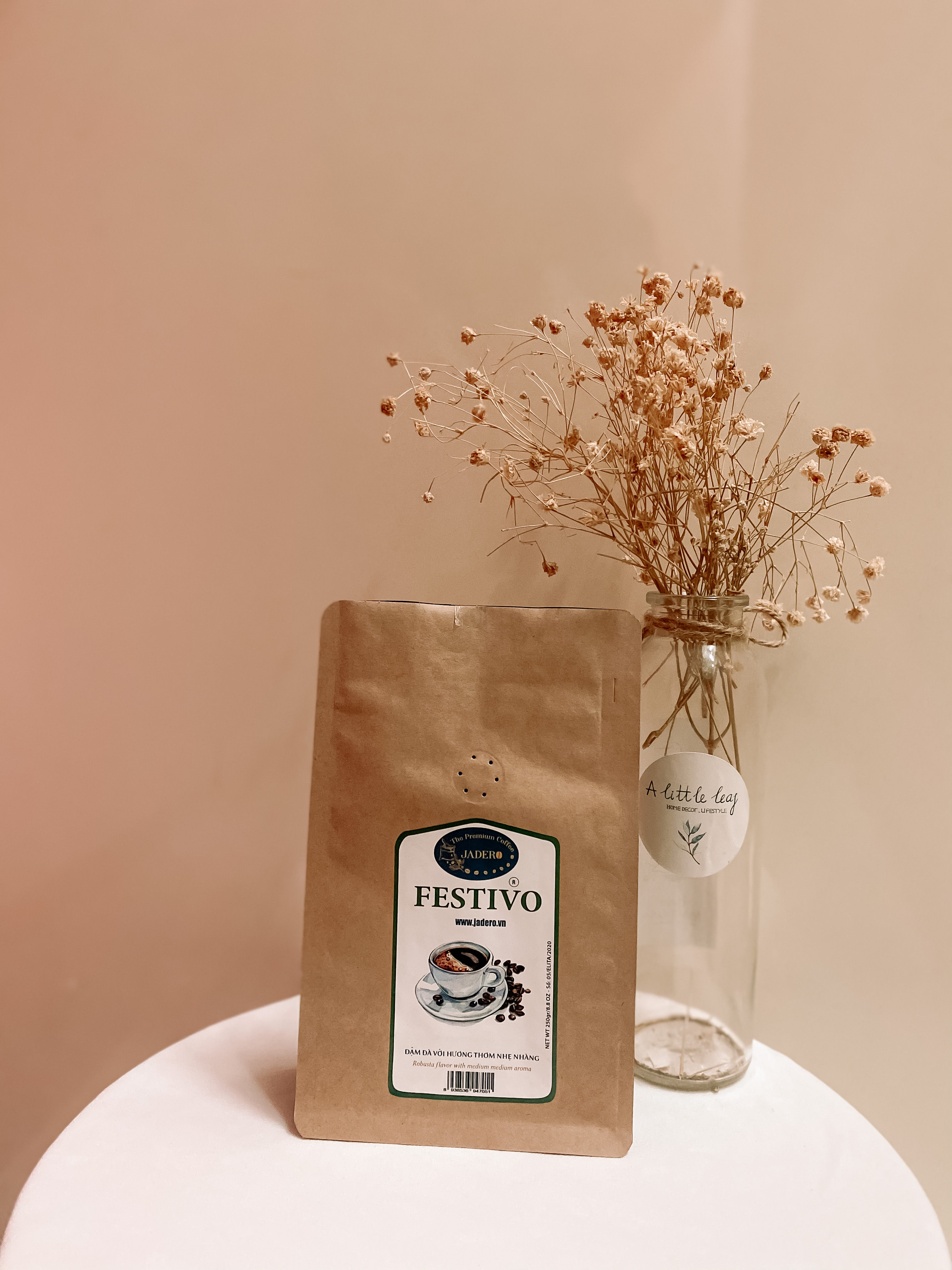 [HCM][BỘT PHA MÁY] Cà phê Festivo bột pha máy rang mộc nguyên chất 250Gr