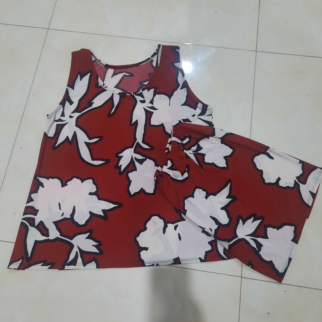 Combo 3 bộ 150k - đồ bộ đùi thun lạnh sát nách và 2 dây mềm mát dễ thương thời trang size 40-70kg