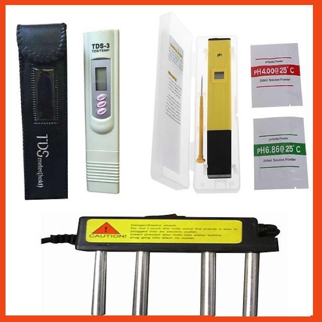 Combo bút đo ph, bút thử nước Tds và máy điện phân nước