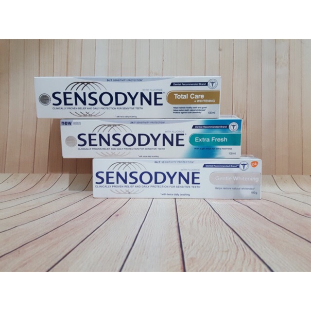 [HCM]KEM ĐÁNH RĂNG SENSODYNE EXTRA FRESH 100g Thái Lan