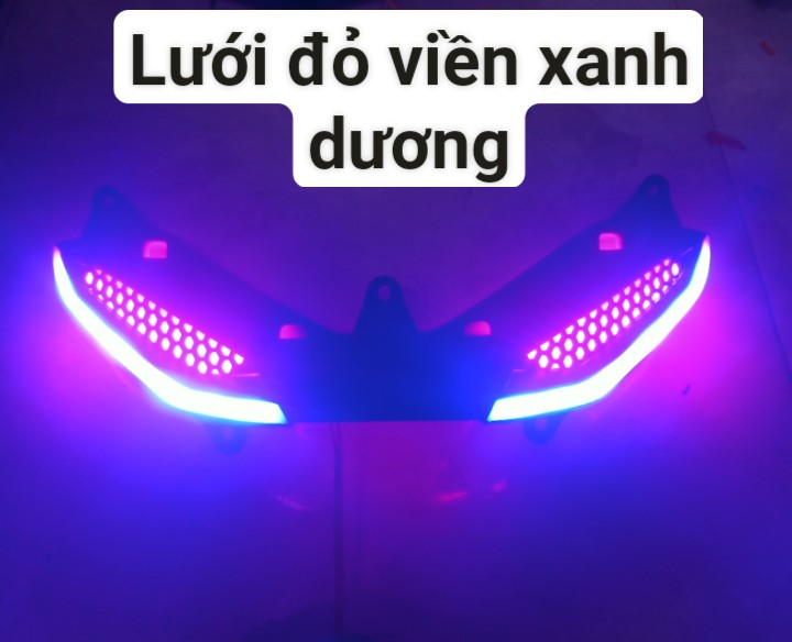 Demi lưới Exciter 150 có đèn làm sẵn rắc cắm như zin