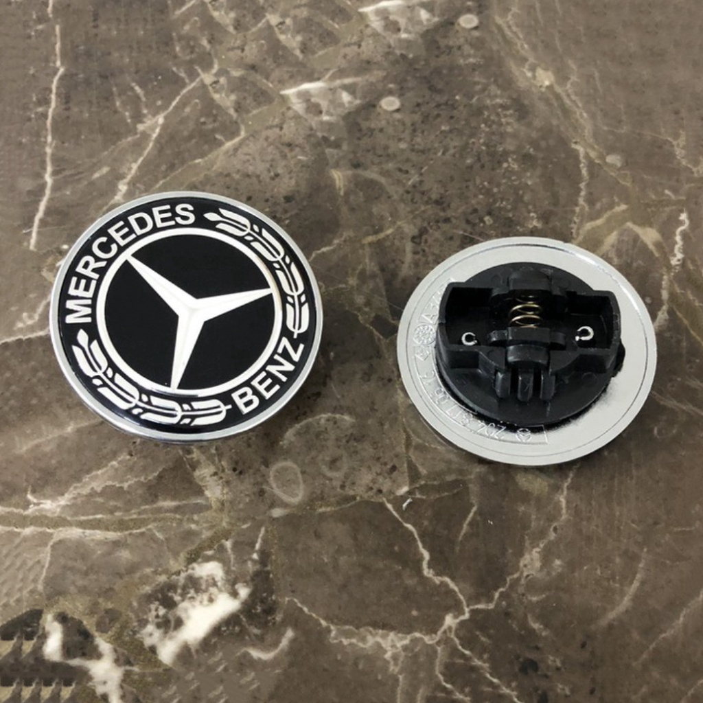 Logo Dán Trang Trí Đầu Xe Mui Xe Mercedes Benz