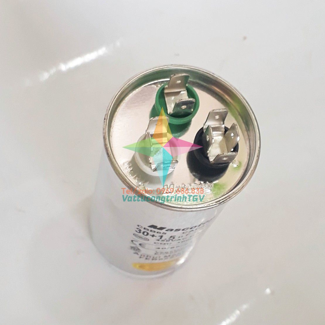 Tụ điều hòa Mascotop kiểu CBB65 450VAC 30uF + 5%