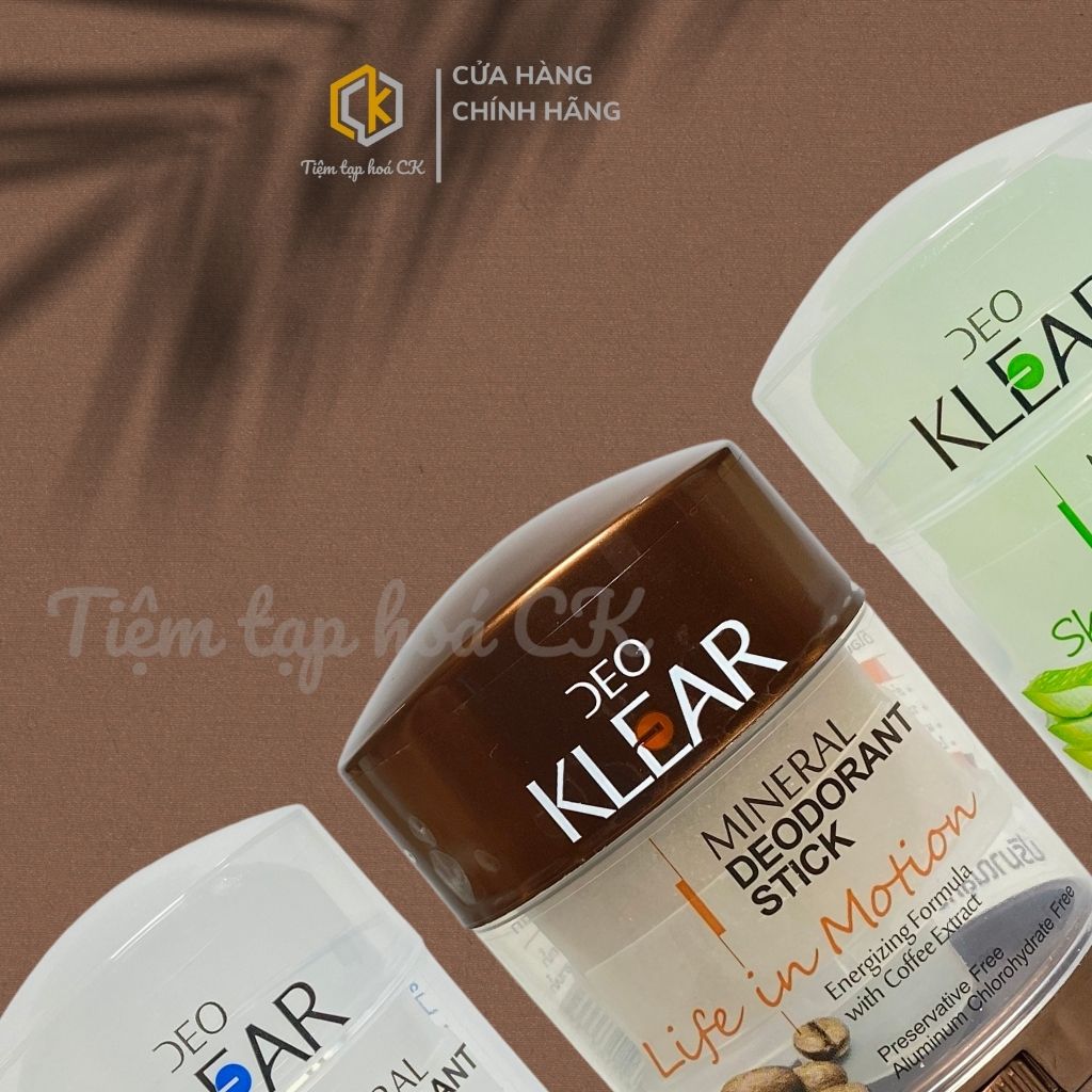 Lăn Khử Mùi, lăn nách mùi cà phê KLEAR Thái lan 70gr