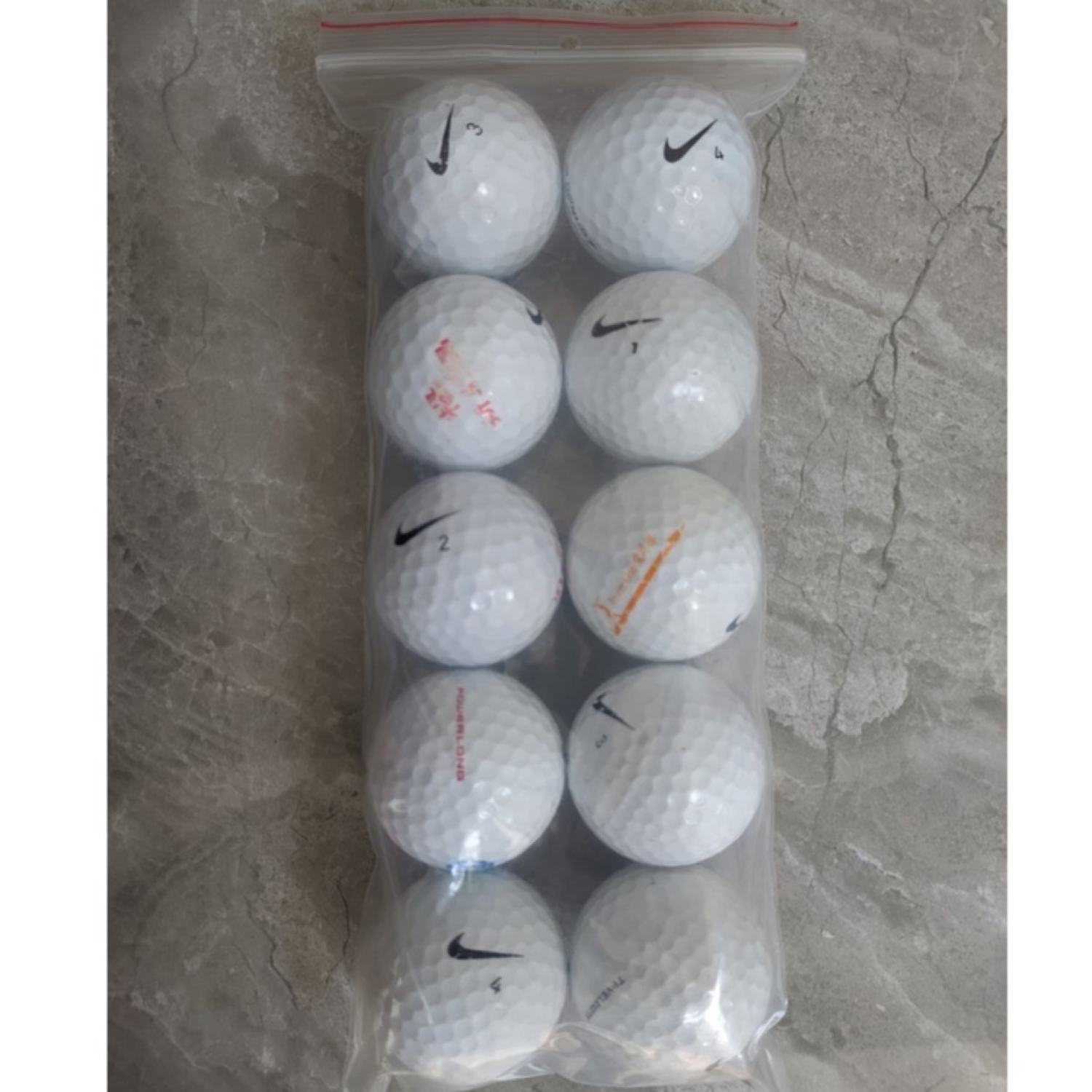 Bóng golf cũ - combo 10 quả -- golf hà nội 247