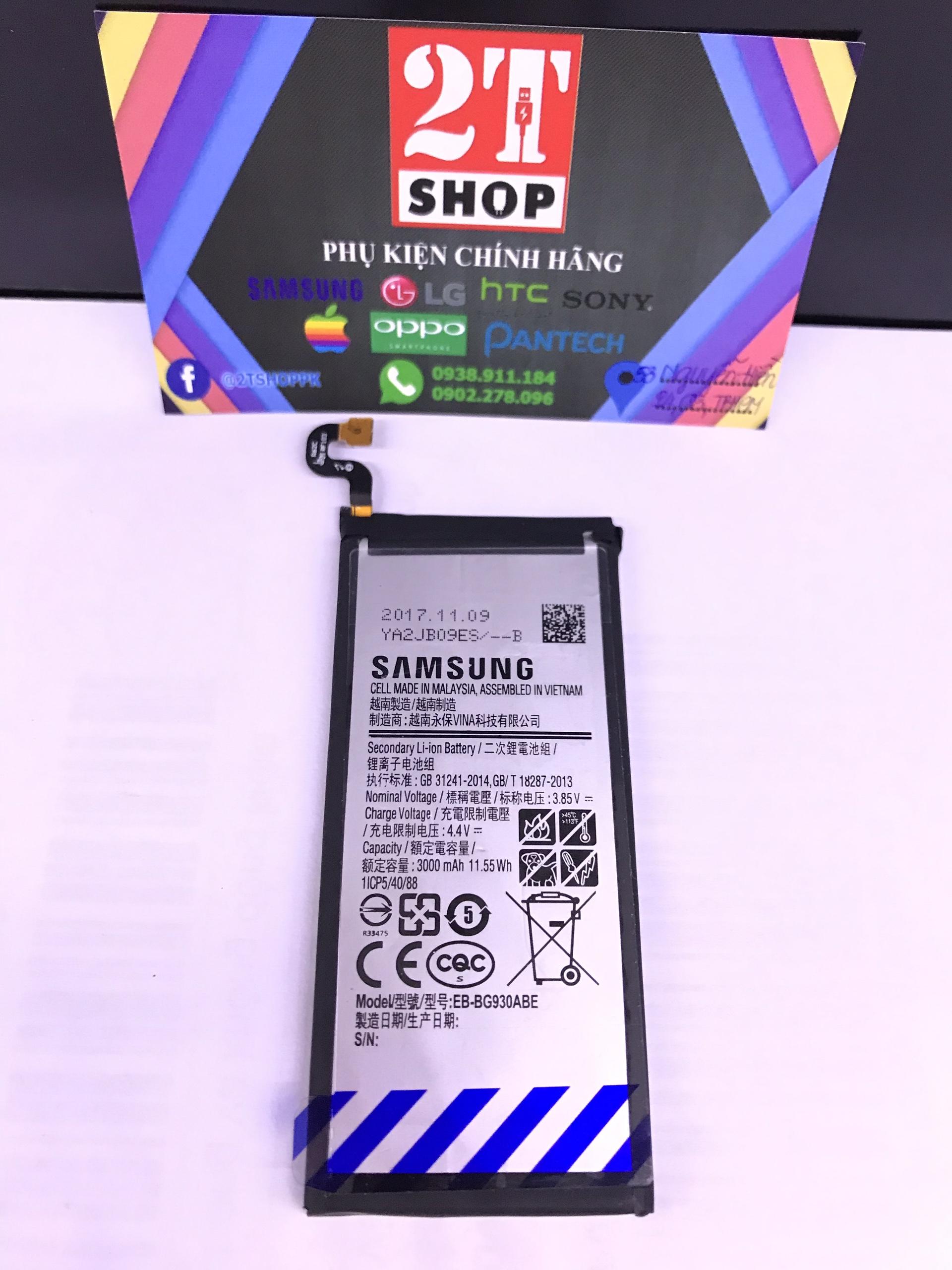 PIN SS S7 CHÍNH HÃNG (3000MAH) EB-BG930ABA (BAO CHECK SAMSUNG TOÀN QUỐC)