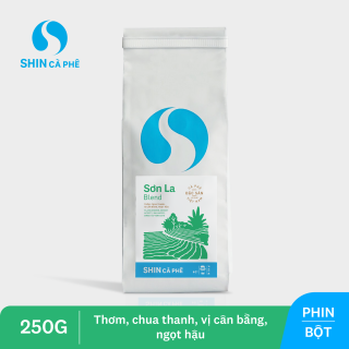 Cà phê pha phin SHIN Cà phê_Cà phê đặc sản Sơn La túi 250g thumbnail