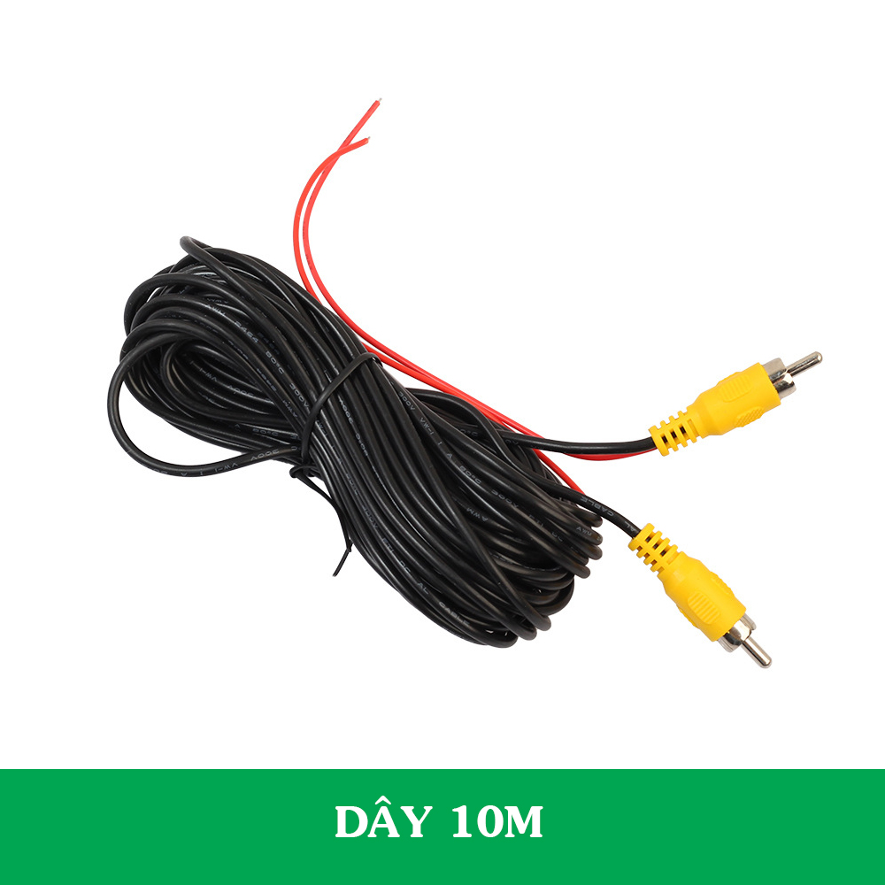 Dây tín hiệu cho camera lùi chân AV khách chọn chiều dài