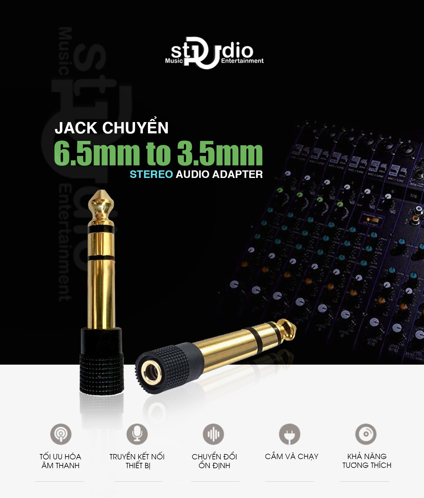 [HCM]JACK CHUYỂN 3.5 SANG 6 LY
