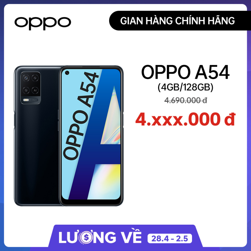 Điện thoại OPPO A54 - 4GB/128GB- Gian hàng OPPO chính hãng