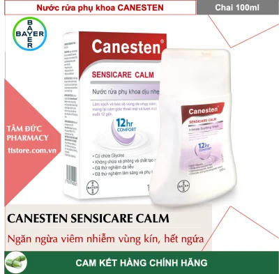 [HCM]CANESTEN SENSICARE CALM [Chai 100ml] - Dung dịch vệ sinh phụ nữ Canesten