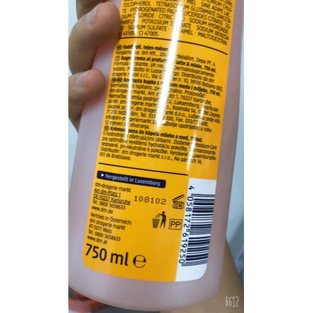 (750ml)sữa tắm Balea mật ong