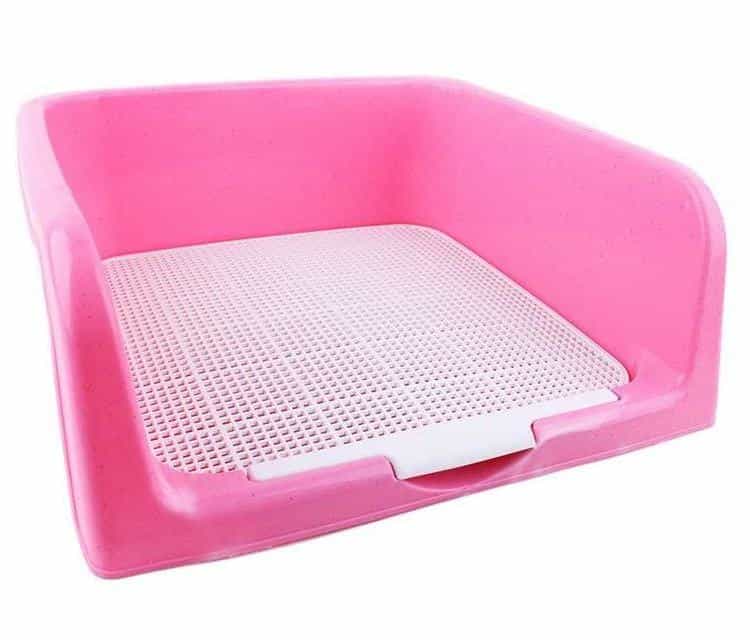 Khay Vệ Sinh Cho Chó Đực Có Tường Thành Chắn Lớn (size Đại)