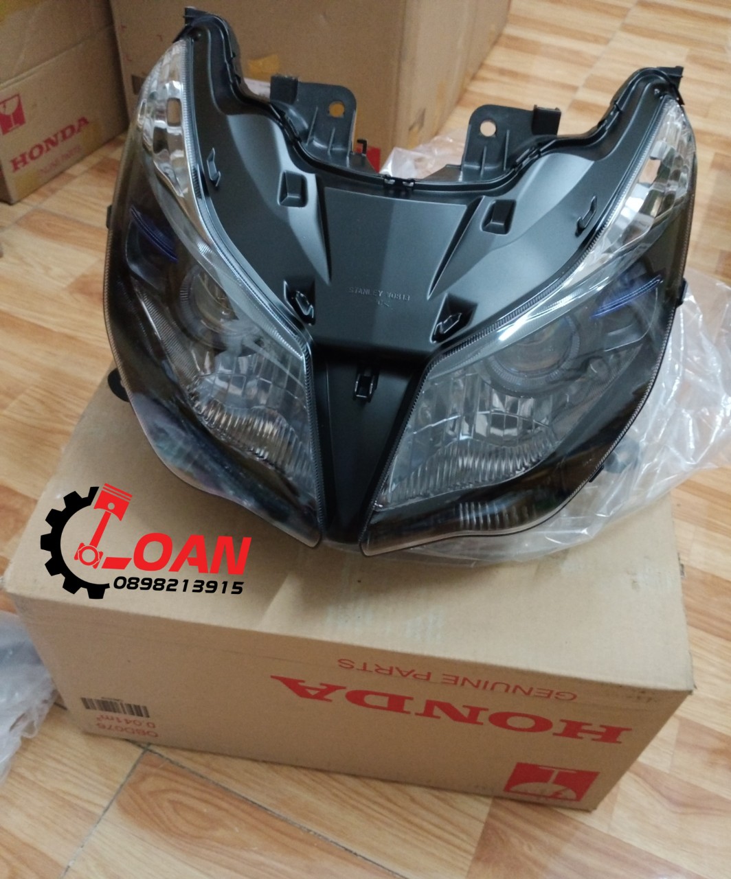 Pha đèn air blade đoi 2014 zin honda chính hãng