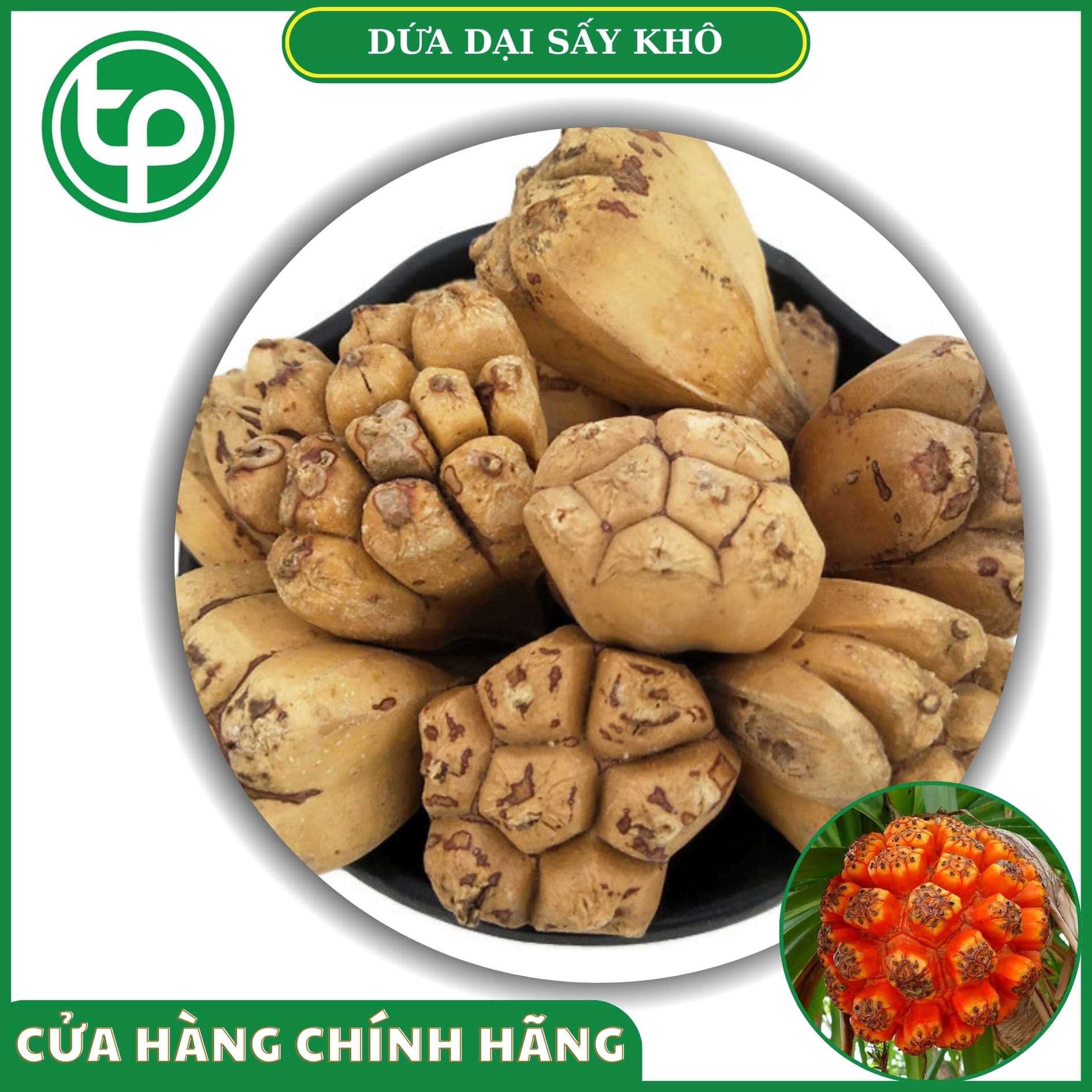 Dứa dại rừng khô 1kg - Thảo Dược Tấn Phát