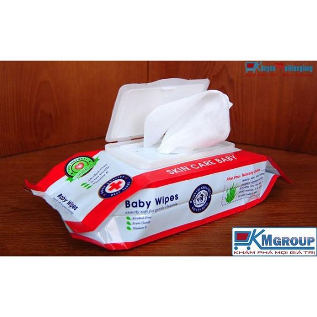 Bịch Khăn Giấy Ướt Baby Wipes to 80 miếng