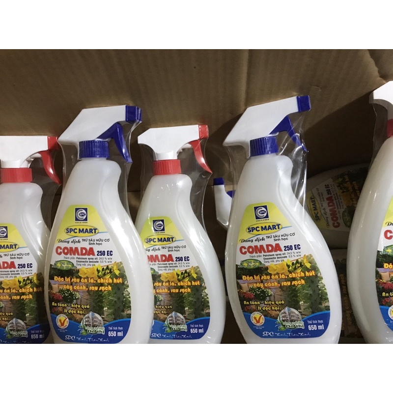 chai xịt hữu cơ COMDA(650ml)  trừ sâu ăn lá, bọ trĩ, rệp..