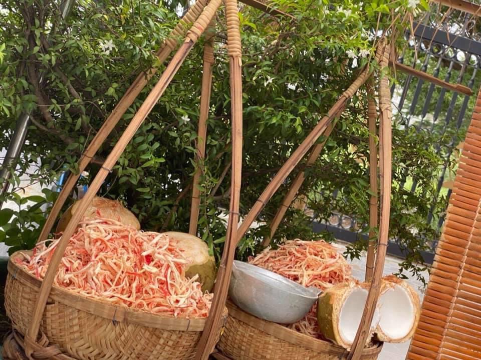 🦑🦑 Mực sợi hấp nước dừa 🦑🦑hủ 300gr🦑🦑 món nhậu