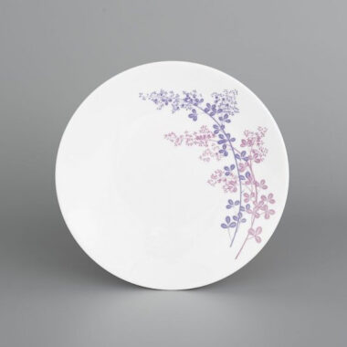 Fork Deep heart 23 cm-Daisy-grass purple-ceramics high-end intelligent long