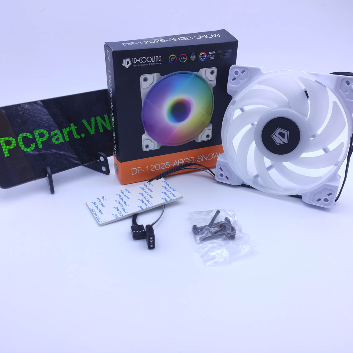 Quạt tản nhiệt ID-Cooling DF-12025 LED ARGB - SNOW EDITION
