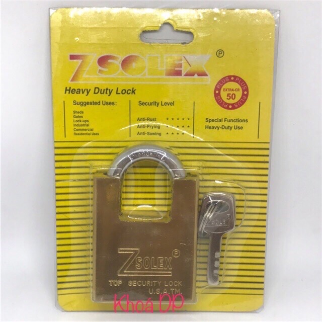 Ổ khoá ZSOLEX 5 phân chống cắt