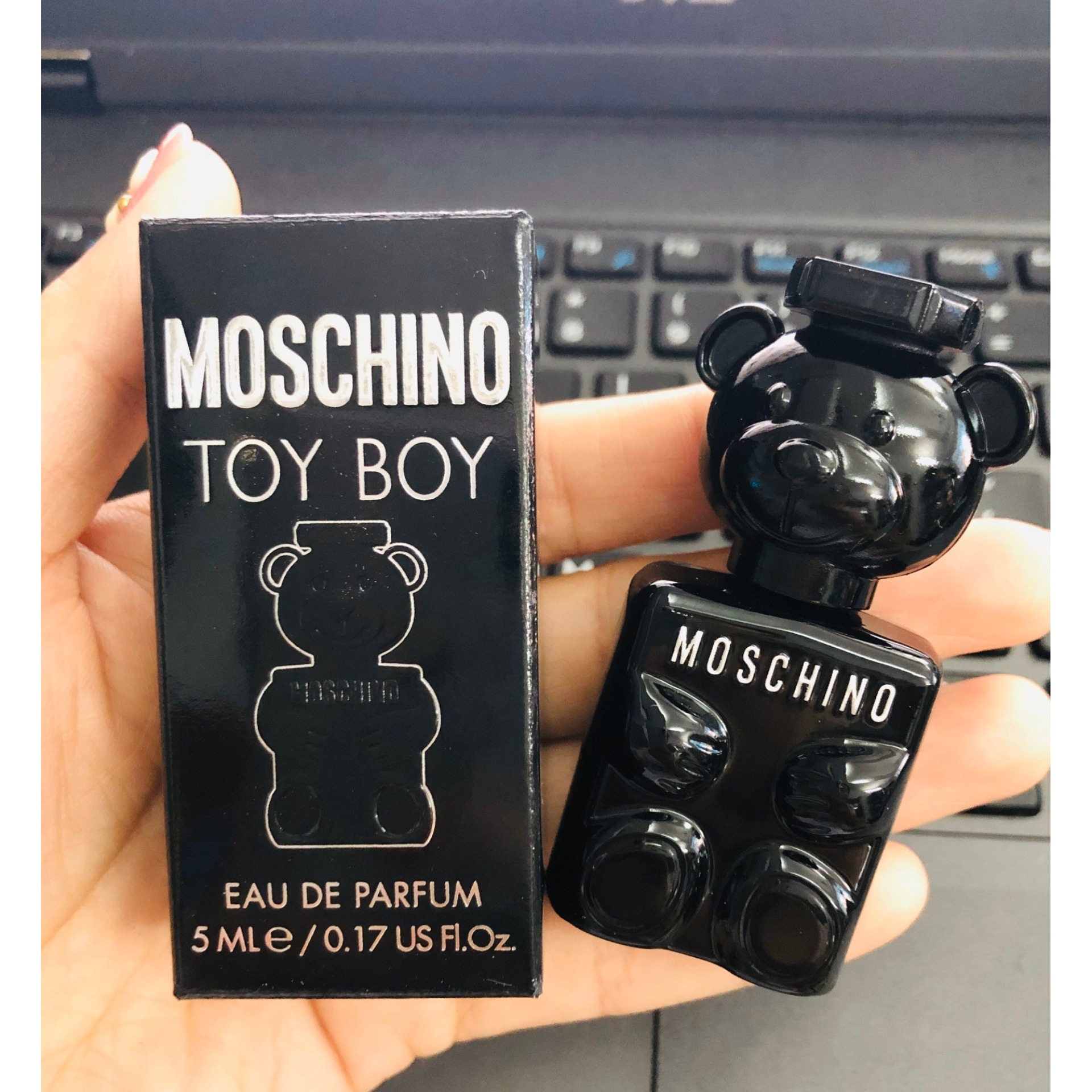 Nước hoa nam Moschino Toy Boy EDP 5ml (Đen)