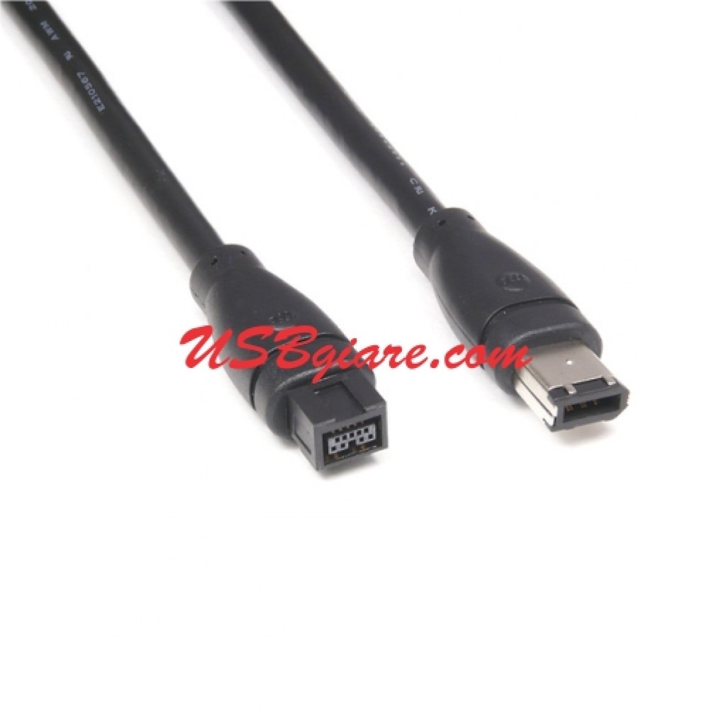 Cáp ieee 1394b 6 pin sang 9 pin 0.6m zin