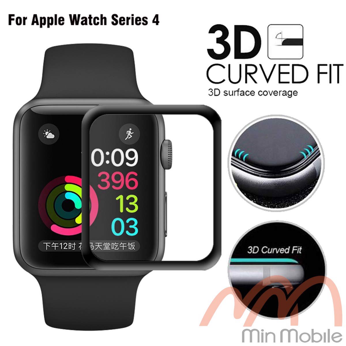 Kính cường lực toàn màn hình Apple Watch seri 4 44mm