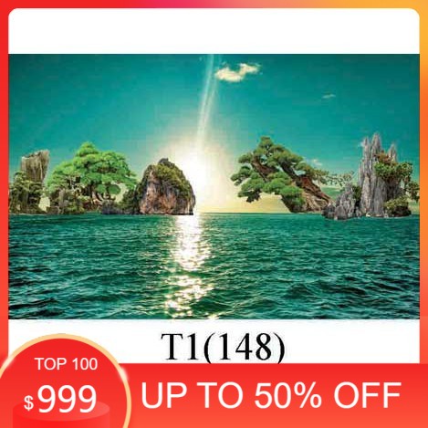 Tranh 3D dán bể cá cảnh hồ thuỷ sinh