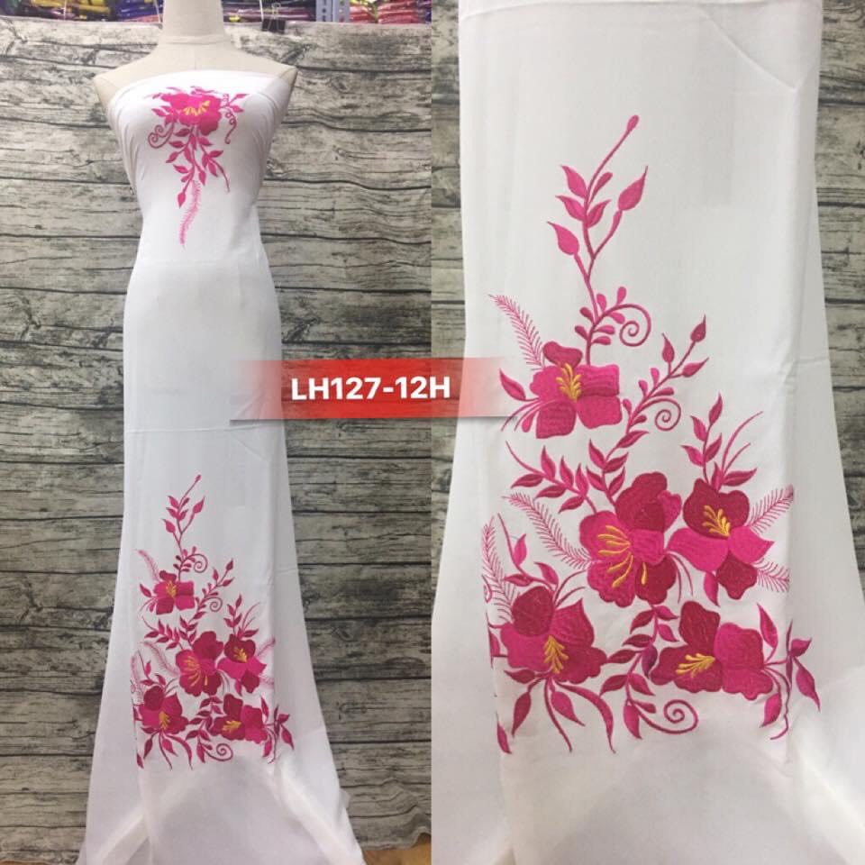 Vải áo dài thêu ( 200k giảm còn 139k/áo) LH127