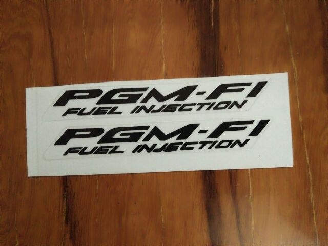 Bộ tem chữ PGM FI màu đen hàng nhập Thái Lan