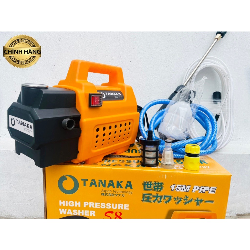 Máy rửa xe mini gia đình TANAKA S8