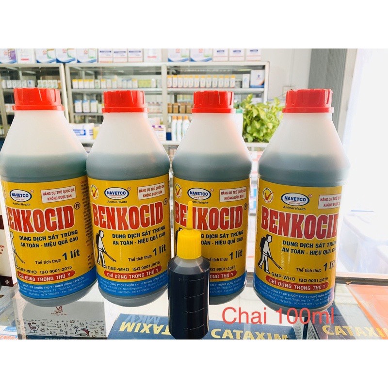 Thuốc Sát Trùng - Chuồng Trại BENKOCID 1 Lít