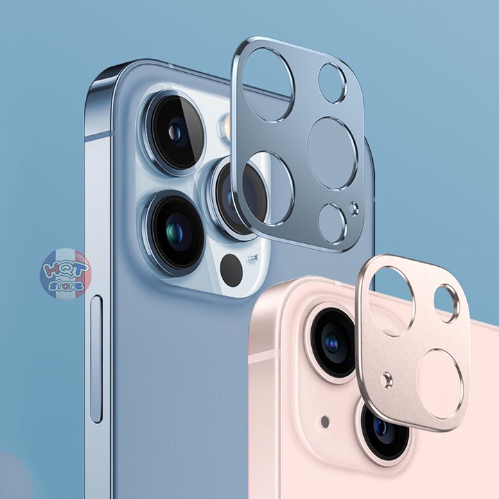 Ốp viền nhôm bảo vệ camera iphone 13 pro max / 13 pro / 13 / 13 mini