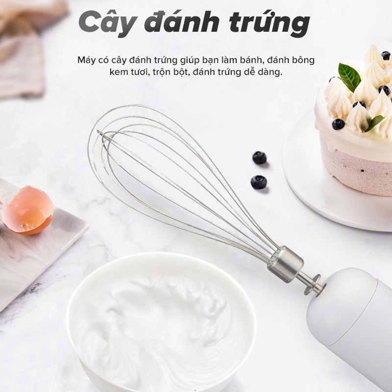 Máy xay cầm tay Sharp EM-H076SV-WH