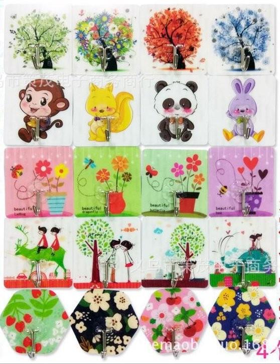 [HCM]Combo 10 Móc Dán Chịu Lực 3D Tiện Dụng Chắc Chắn (GIAO MÀU HÌNH NGẪU NHIÊN)