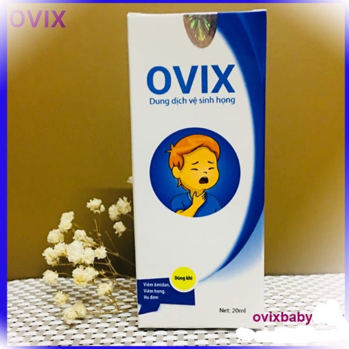 Dung dịch vệ sinh họng Ovix 20ml