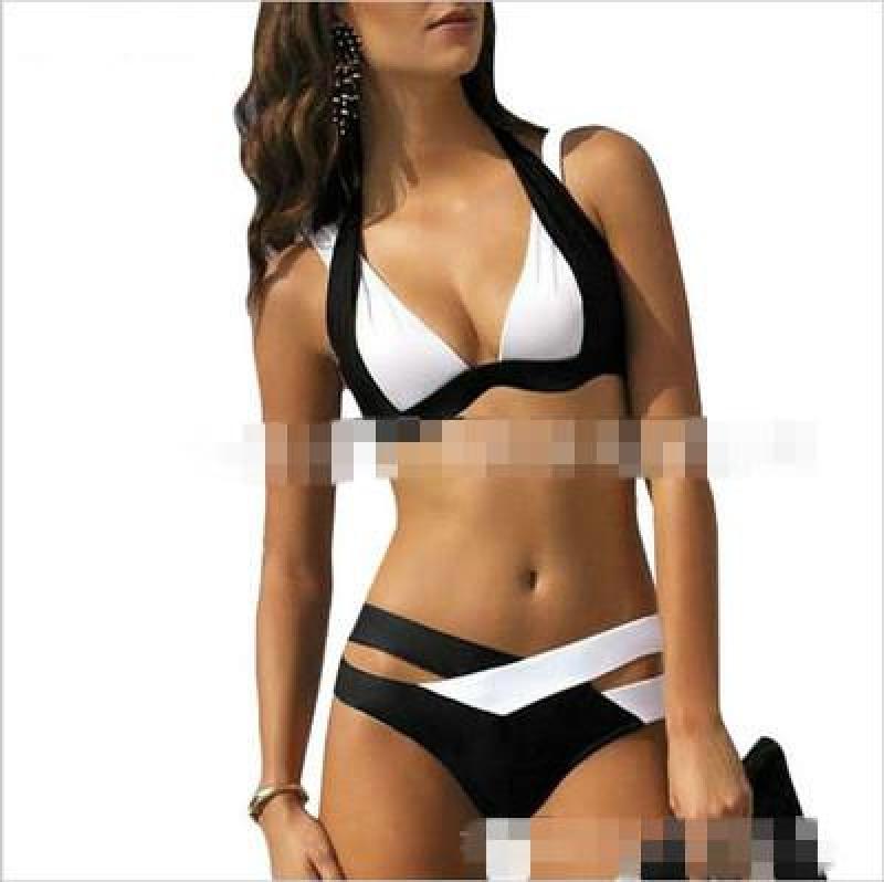 Nơi bán Âu-mỹ Đồ Bơi Dạng Phân Tách Áo Tắm Ngực Nhỏ Nâng Ngực Hoa In Bikini Brazil Liền Thân Gợi Cảm Đồ Bơi ~ Không Được Trả Lại
