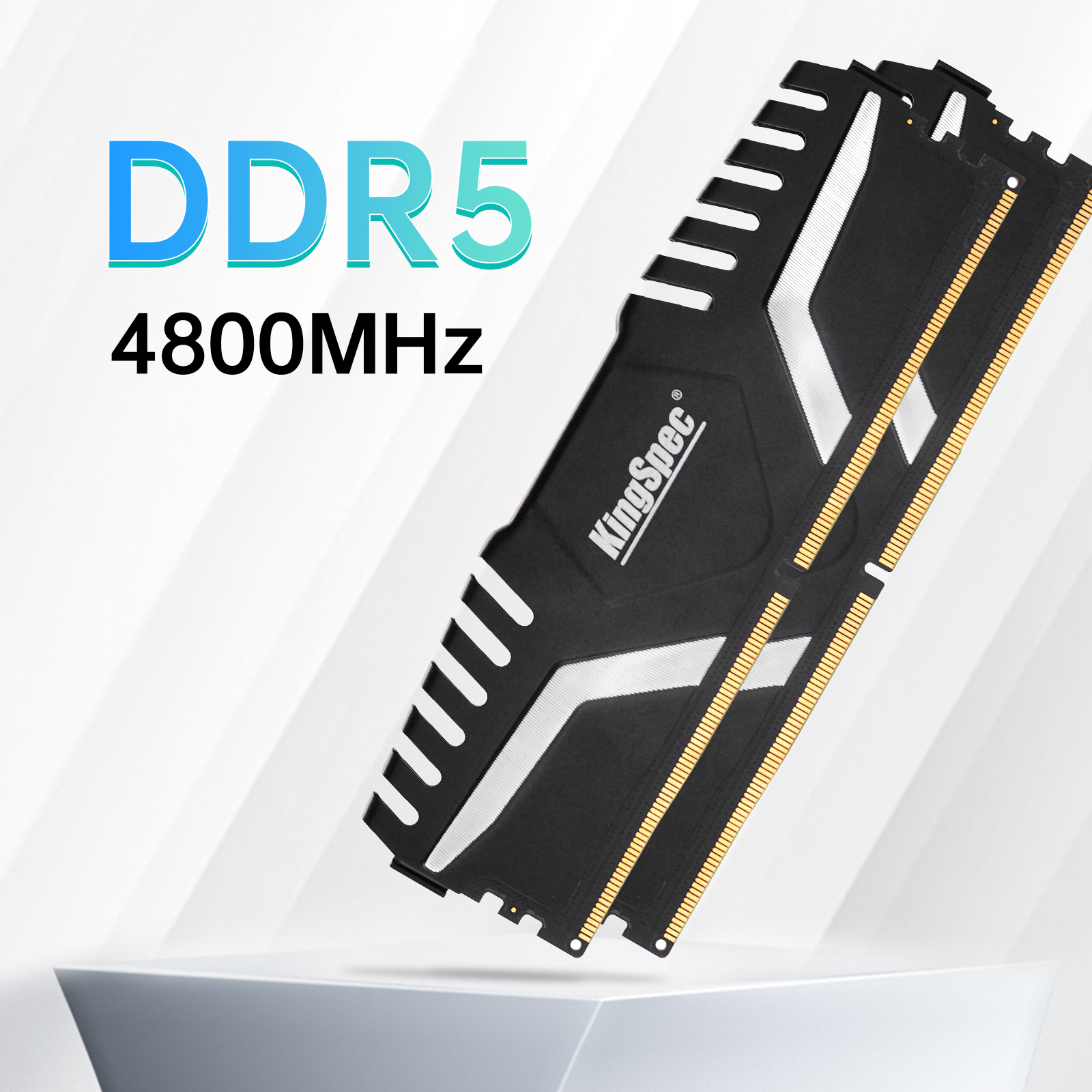 KingSpec Bộ Nhớ Ram DDR5 RAM Máy Tính Để Bàn 16GB 4800MHz UDIMM XMP Ram