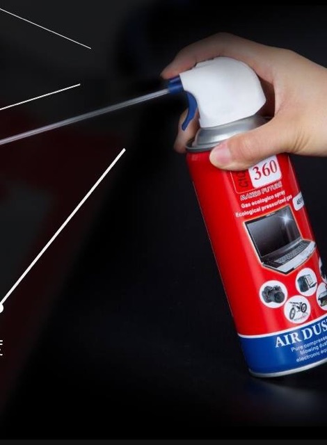 [HCM]Bình xịt bụi khí nén Air duster vệ sinh máy tính