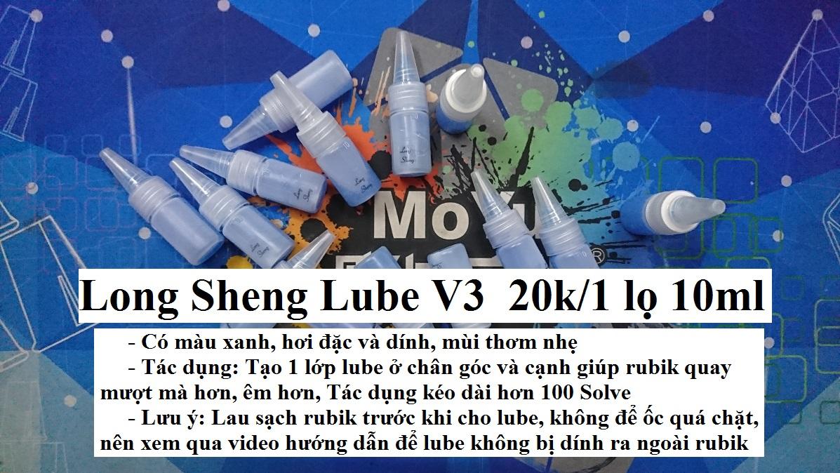 Phụ kiện Rubik. Long Sheng Lube