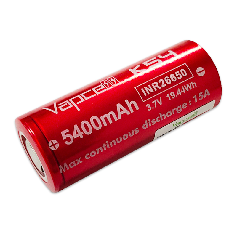 Pin sạc Vapcell K54 26650 5400mah 15A