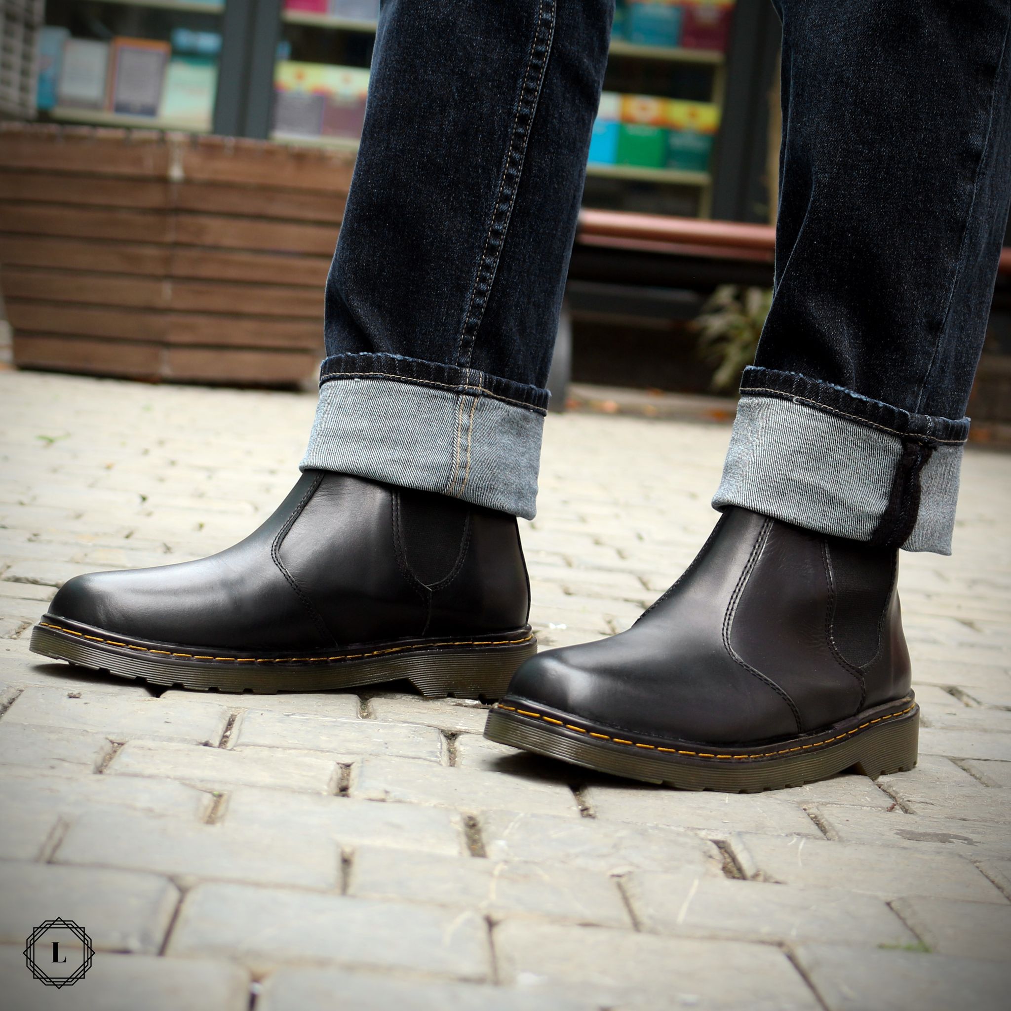 Giày Chelsea Boots Đốc Lucas Shoes da bò