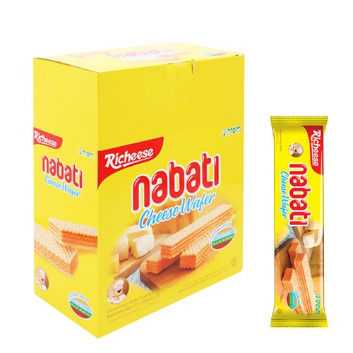 [bánh nabati] - Bánh Nabati Xốp kem  Bánh phô mai + socala Bánh thơm giòn lớp kem mát ngậy 1 hộp 320g*20goi