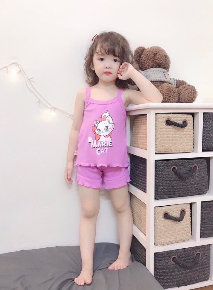 [HCM]Set bộ bé gái - Bộ 2 dây hình thú