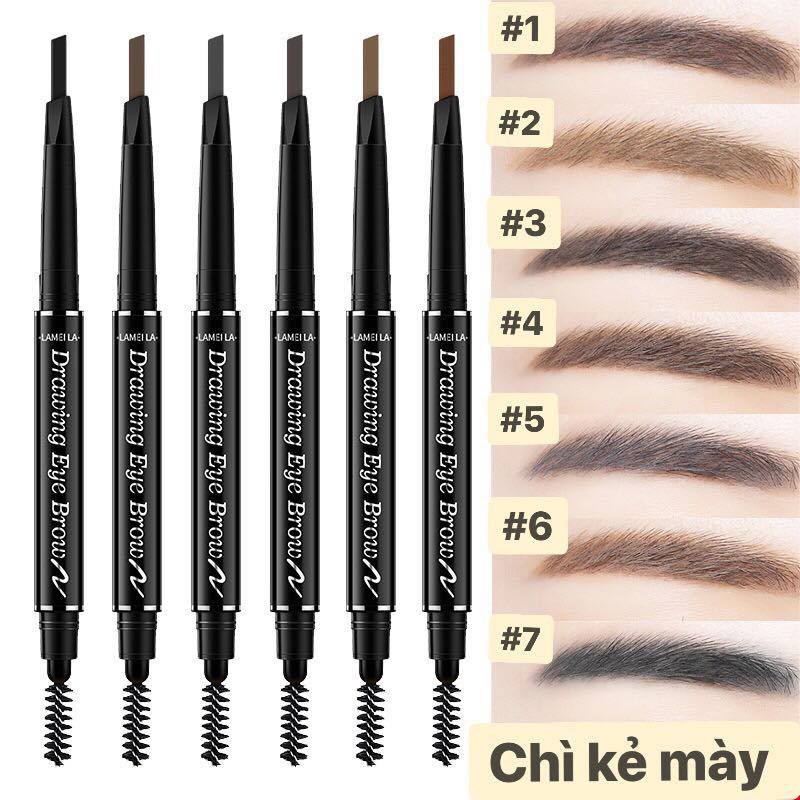Chì Kẻ Mày 2 Đầu Lameila
