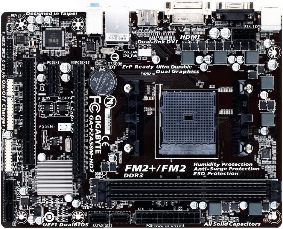 Specialized in amd socket am3, fm1, fm2, fm2 + gigabyte, asus, biostar, colorful types of...