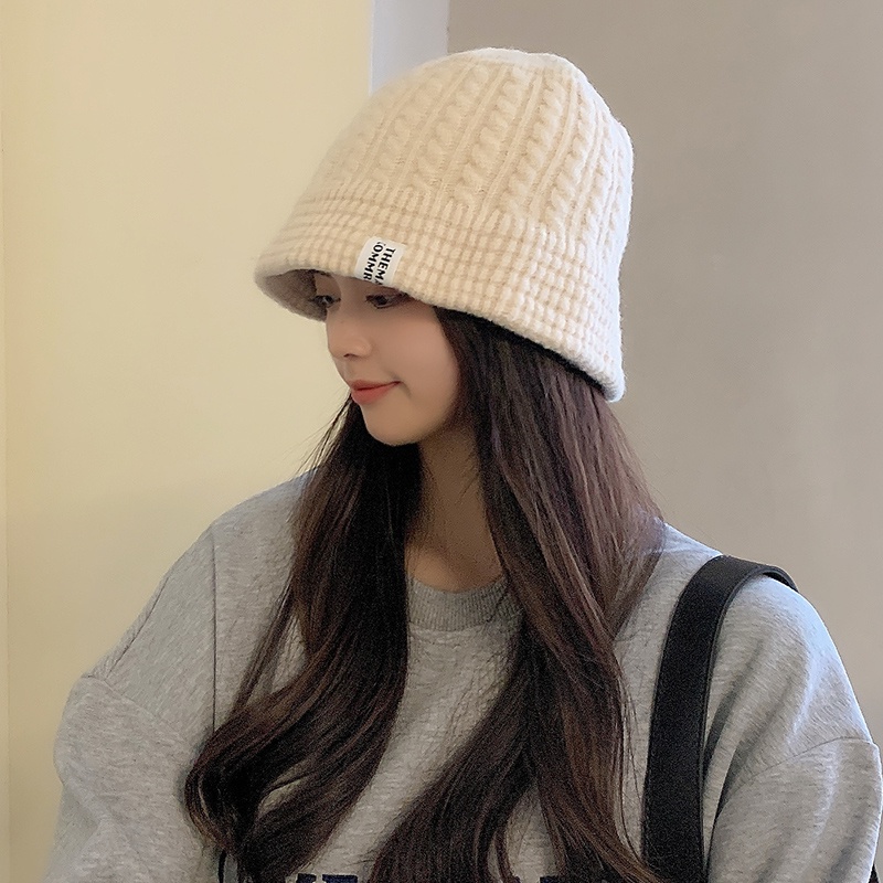 Mũ Bucket Len Nam Nữ Phong Cách Unisex